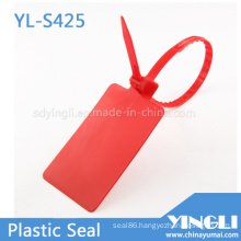 Big Label Plastic Seal Tags in Logistic Shipping